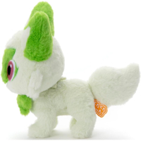 Officiële Pokemon knuffel Sprigatito KutaKutaTatta 24cm lang Takara tomy (Small)